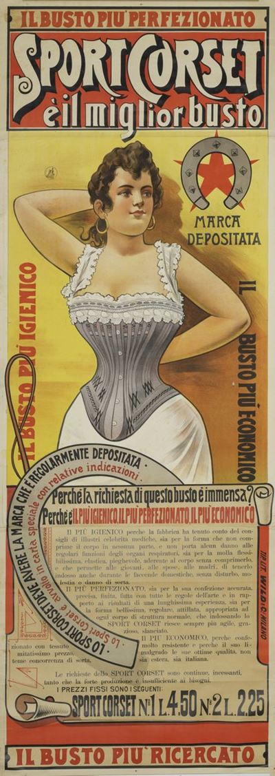 Giuseppe Pipein Gamba - Garuti (1869-1954)il Busto Piu’ Perfezionato / Sport Corset E’ il Miglior...