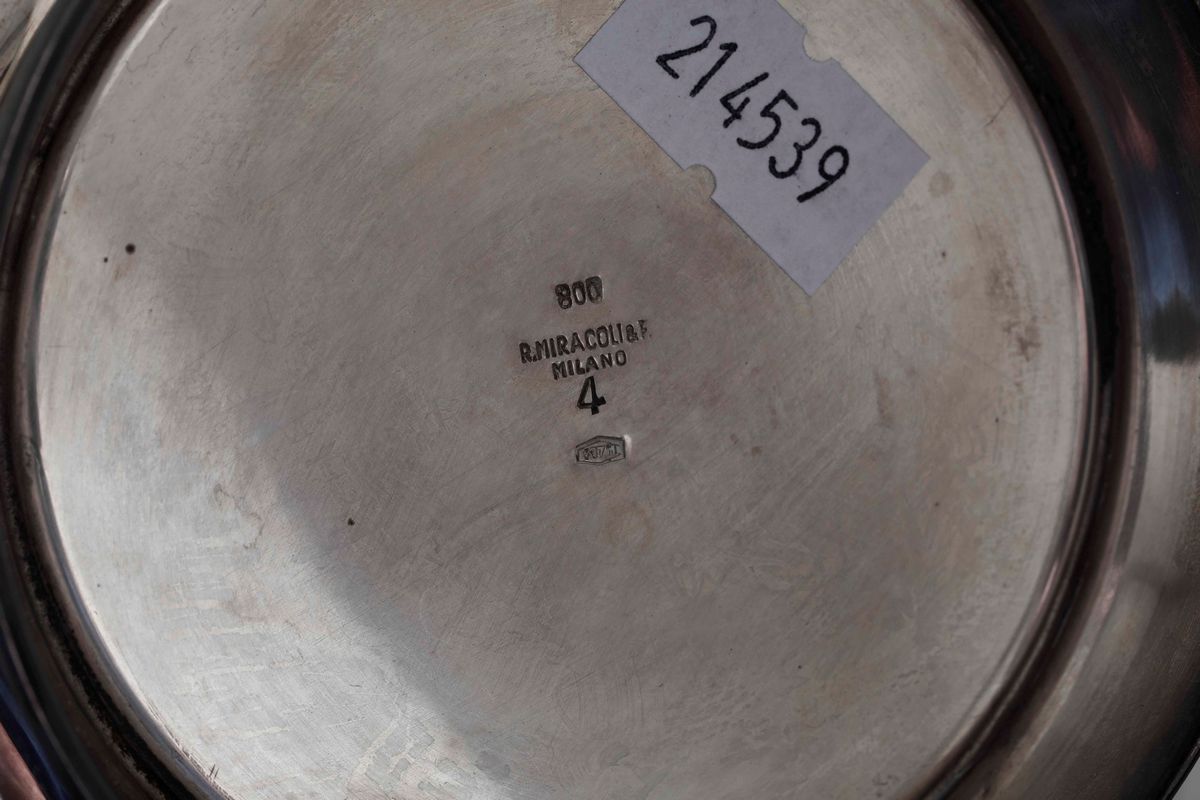 Tre Brocche in Argento. Manifattura Italiana del XIX Secolo