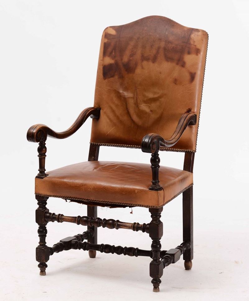 Poltrona in legno intagliato, XVIII secolo  - Auction Fine Art February | Cambi Time - Cambi Casa d'Aste