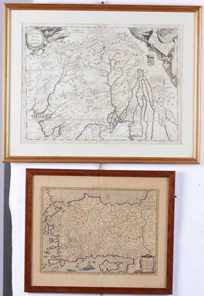 Coronelli Vincenzo Maria Impero del Gran Mogol Fine Secolo XVII