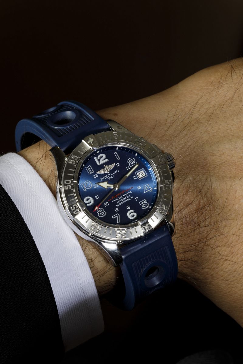 Breitling - Super Ocean, Ref. a 1736006 - C, Acciaio, Automatico, Circa 2010, Completo di Scatola...
