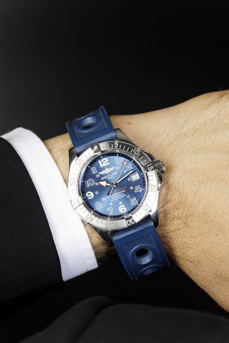 Breitling - Super Ocean, Ref. a 1736006 - C, Acciaio, Automatico, Circa 2010, Completo di Scatola...