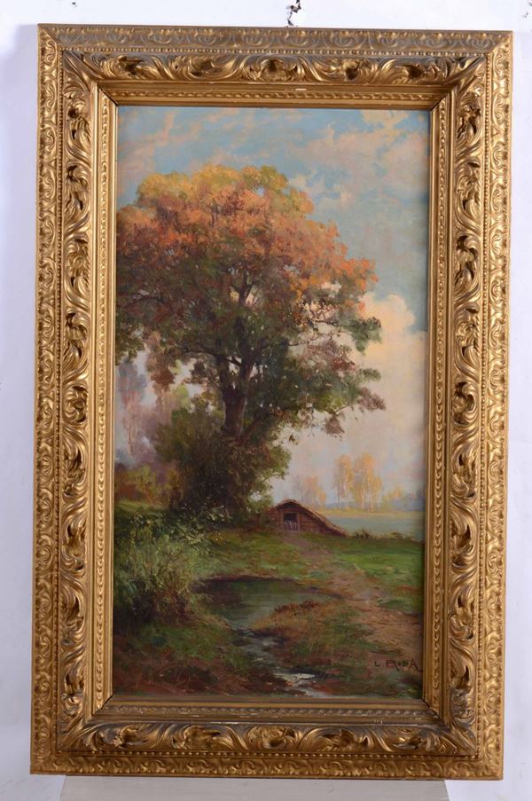 Leonardo Roda - Leonardo Roda (1868-1933) Paesaggio