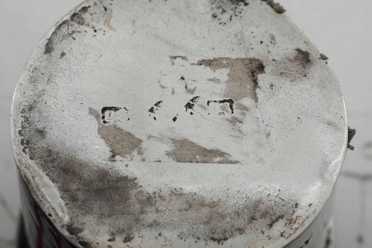 Due Elementi Cilindrici in Argento Sbalzato e Traforato. Stato Pontificio (?) XIX Secolo (bolli C...