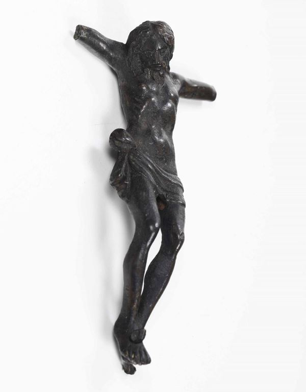 Corpus Christi. Bronzo fuso e cesellato. Fonditore del XVII secolo