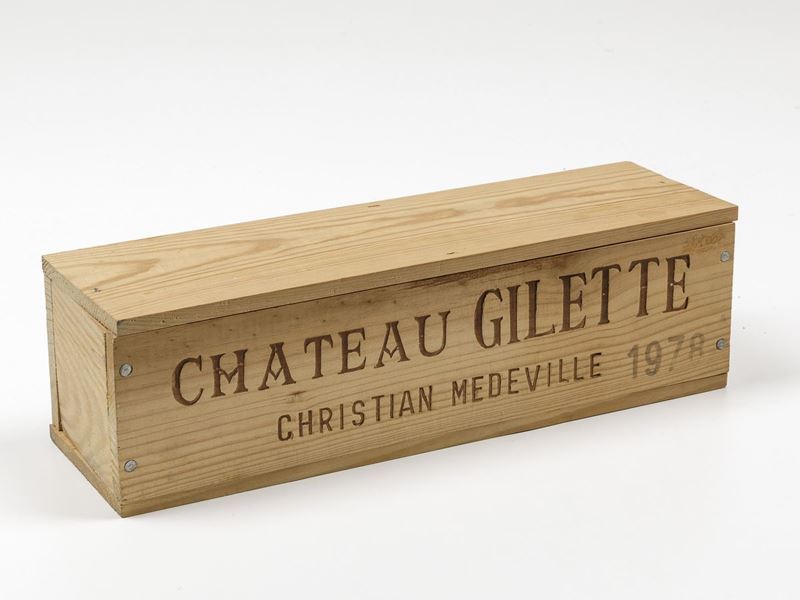 *Chateau Gilette, Sauternes  - Auction Wines and Spirits - Cambi Casa d'Aste