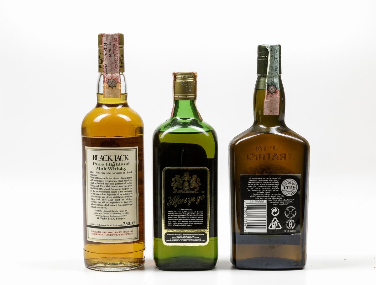 *black Jack, Pure Highland Malt Whisky 12 Years Chivas Brothers Strathisla, Pure Highland Maltsco...