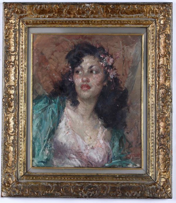 Clemente Tafuri (1903 â€“ 1971) Ritratto femminile