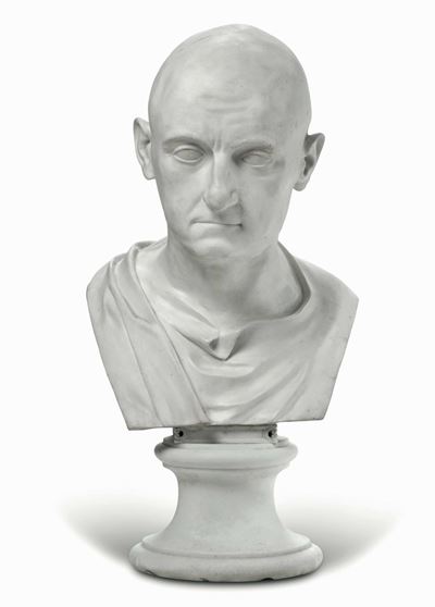 Busto di Scipione Napoli, Real Fabbrica Ferdinandea, 1780 Circa Modello di Francesco Celebrano