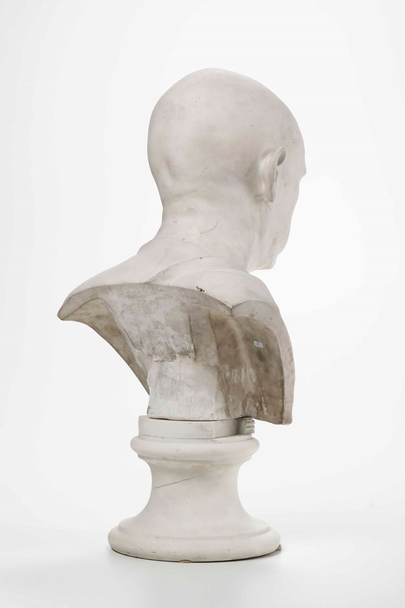 Busto di Scipione Napoli, Real Fabbrica Ferdinandea, 1780 Circa Modello di Francesco Celebrano