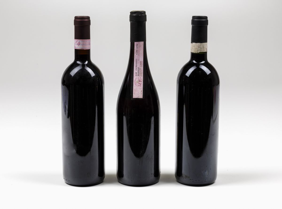 Boschis, Barolo Riserva Poderi Colla, Barolo Bussia Az. Agr. Manzone, Barolo Vigna Fraschin