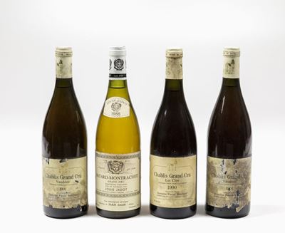 Louis Jadot, Batard Montrachet Domaine Pascal Bouchard, Chablis Grand Cru Les Clos Domaine Pascal...