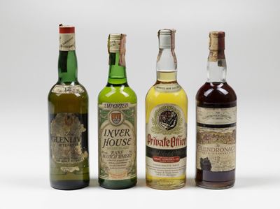 Inver House, Rare Scotch Whisky Glenlivet, Scotch Whisky 12 Years The Glendronach, Scotch Whisky ...