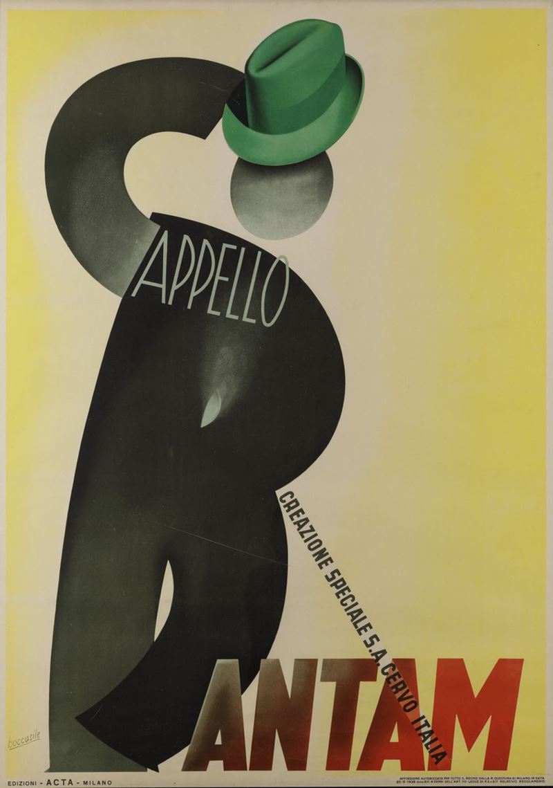 Gino Boccasile (1901-1952) BANTAM, CREAZIONI  - Auction Vintage Posters - Cambi Casa d'Aste