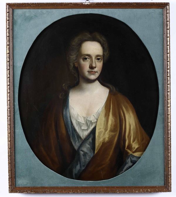 Godfrey Kneller (Lubecca 1646 - Londra 1723) Ritratto di dama