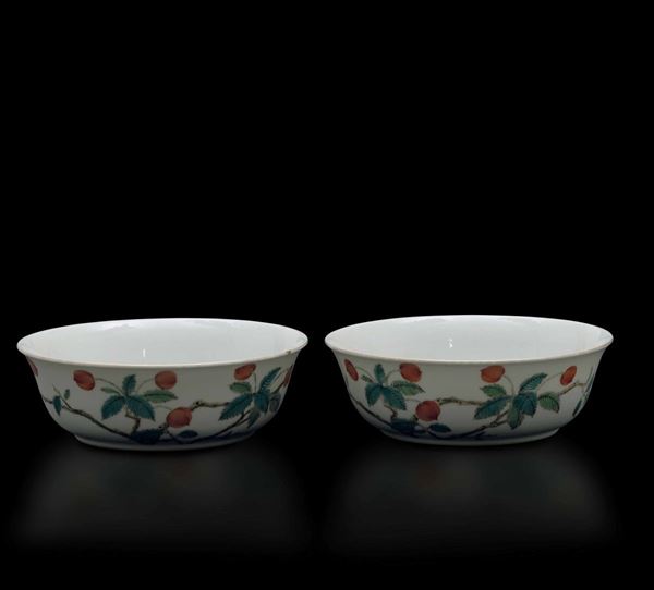 A pair of bowls, China, Qing Dynasty, 1800s