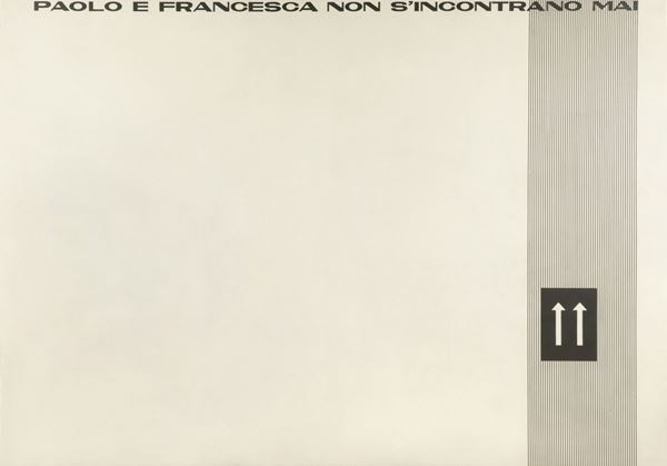 Emilio Isgro (1937) Paolo e Francesca, 1966