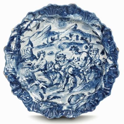 Grande Piatto Liguria, Probabilmente Savona, Prima Metà del XVIII Secolo