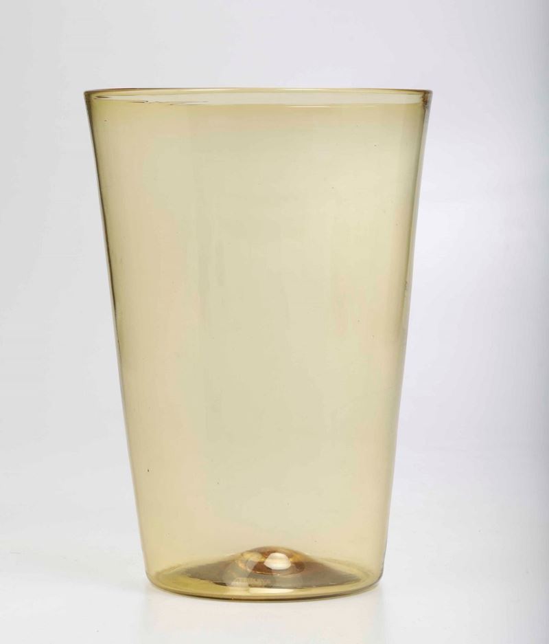 Vaso in vetro soffiato, Murano XX secolo  - Auction Timed Auction | Fine Art October - Cambi Casa d'Aste