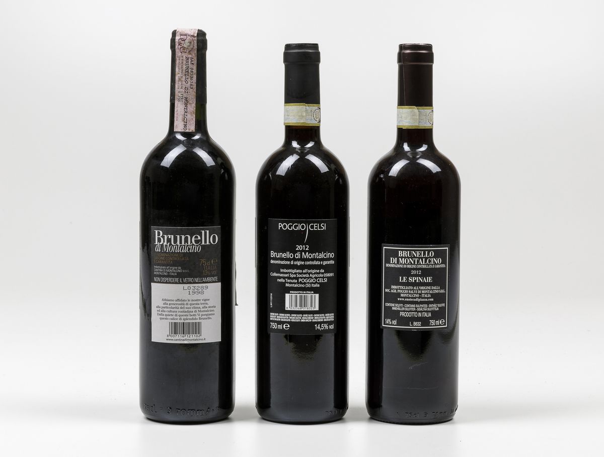 Poggio Celsi, Brunello di Montalcino le Spinaie, Brunello di Montalcino Cantina di Montalcino, Br...