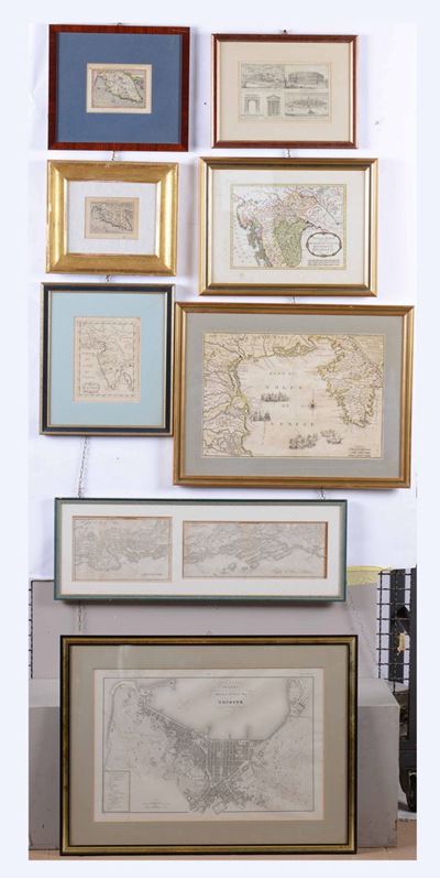 Otto Stampe in Cornice Istria e Triesteistria e Trieste.