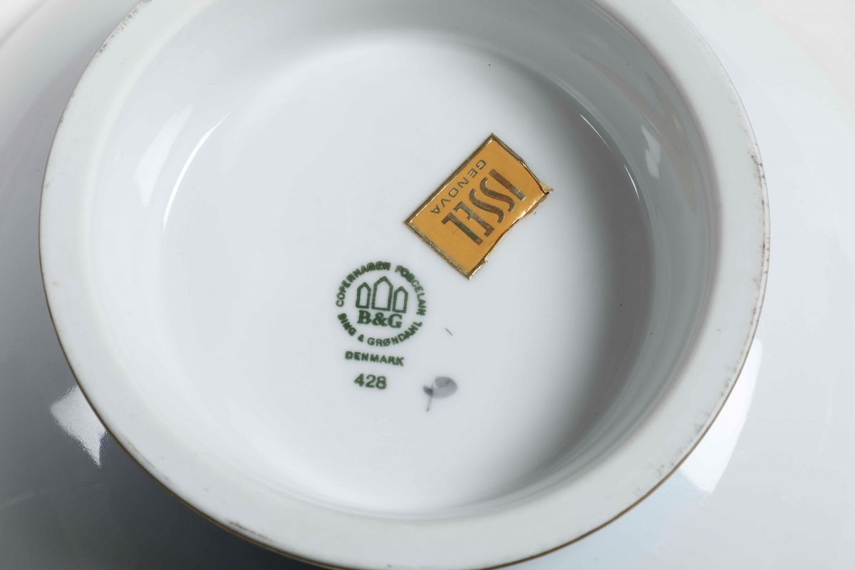Servizio da Tavola Gabbiano Danimarca, Manifattura Bing & Grondahl, 1983 Circa