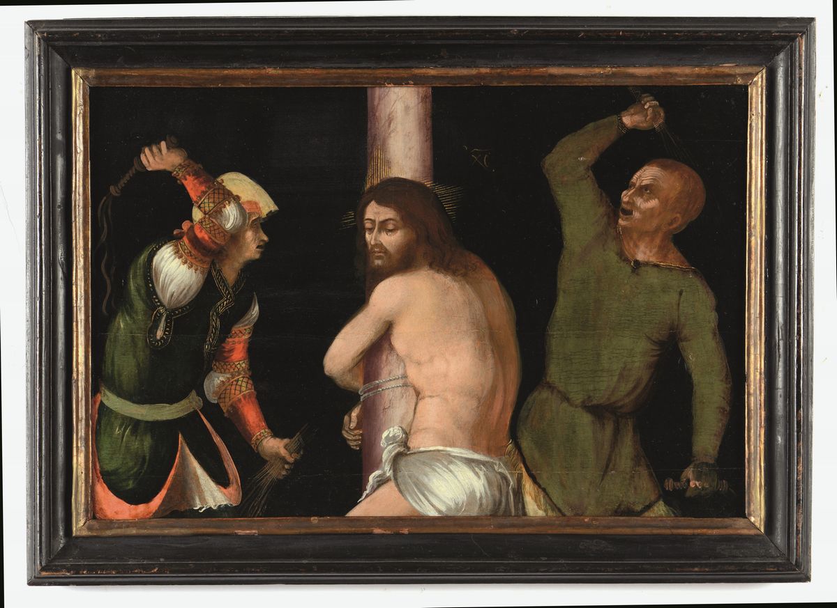 Scuola Dell'italia del Nord del XVI Secolola Flagellazione di Cristo