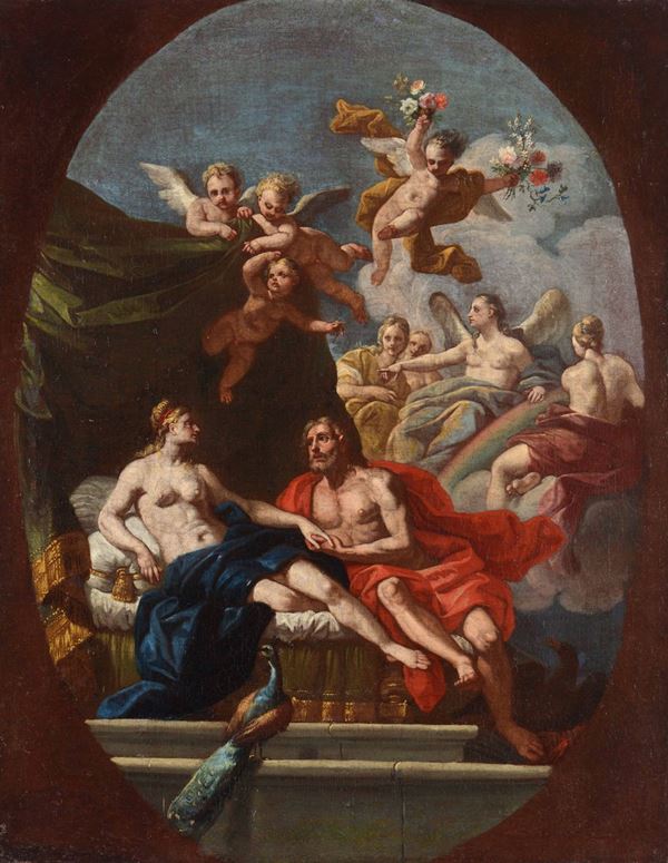 Scuola napoletana del XVIII secolo Venere e Marte