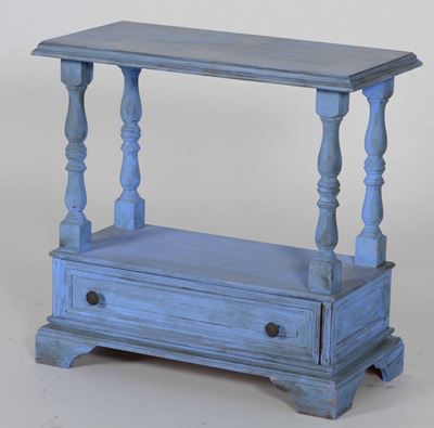 Etagere Laccata in Legno Dipinto