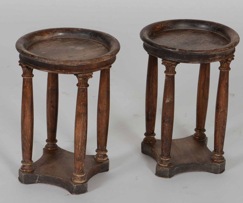 Coppia di comodini in legno, XIX secolo  - Asta Antiquariato Gennaio | Cambi Time - Cambi Casa d'Aste
