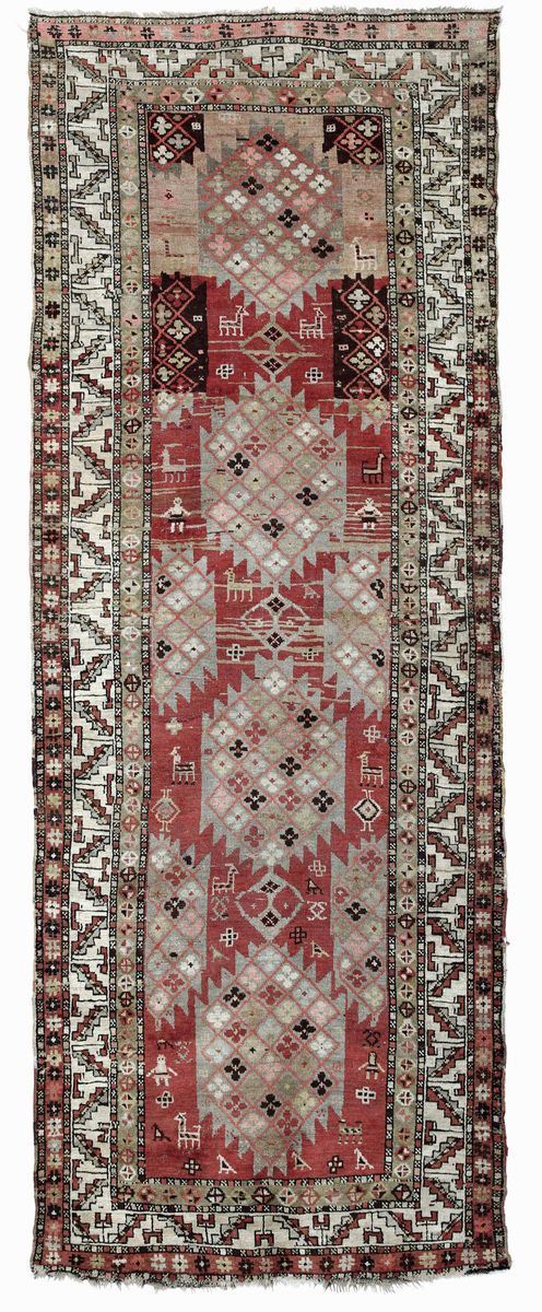 Passatoia Caucaso inizio XX secolo  - Auction Fine Carpets and Rugs - Cambi Casa d'Aste