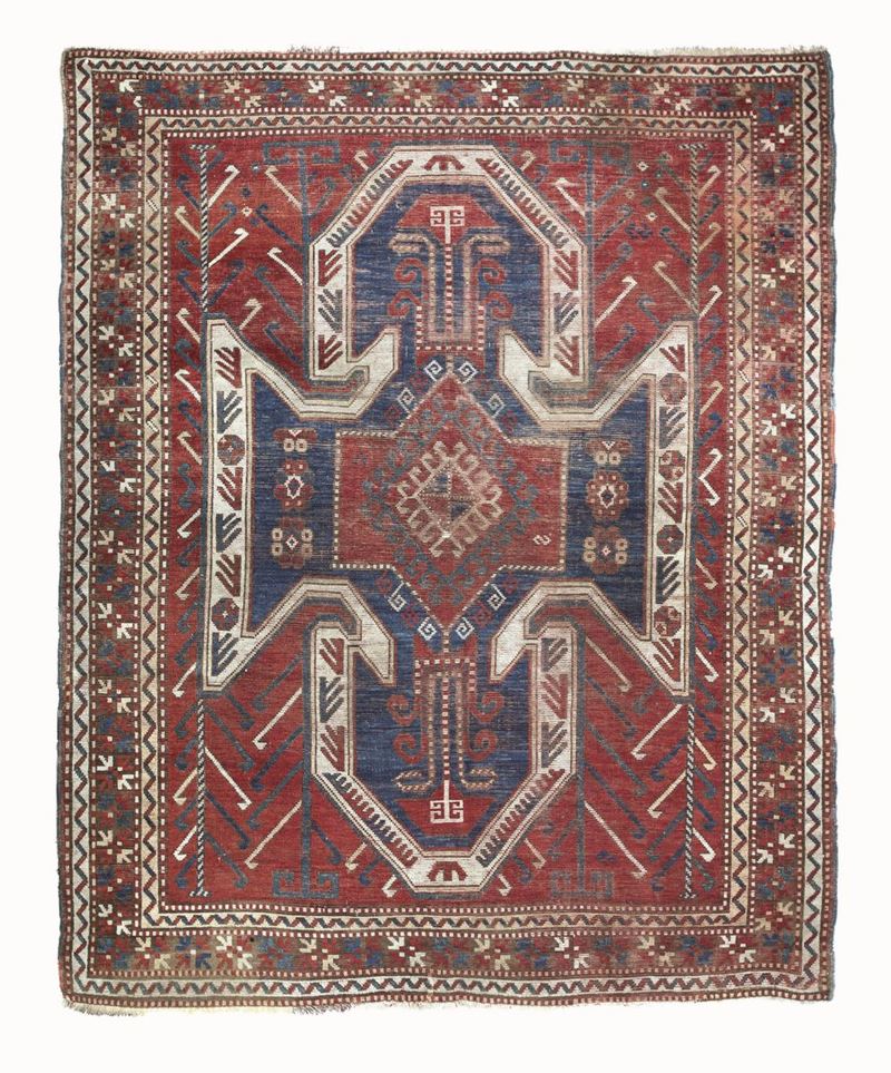 Tappeto Kazak Sevan, Caucaso fine XIX secolo  - Auction Fine Carpets and Rugs - Cambi Casa d'Aste