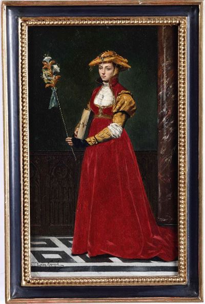 Figura di Gentildonna con Cappello
