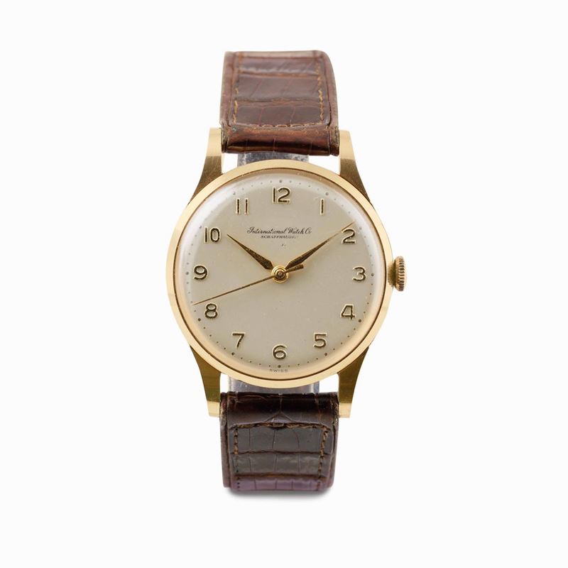 IWC - Elegante orologio in oro giallo, carica manuale cal. 89, circa 1950  - Auction Watches and Pocket Watches - Cambi Casa d'Aste