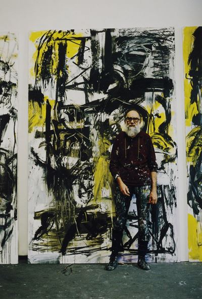 Nino lo Duca (1940)emilio Vedova nello Studio a Venezia, 1980