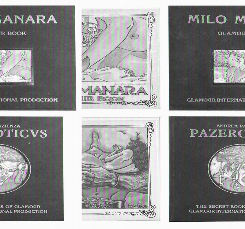 Milo Manara (1945) Glamour Books  - Auction Masters of Comics - Cambi Casa d'Aste