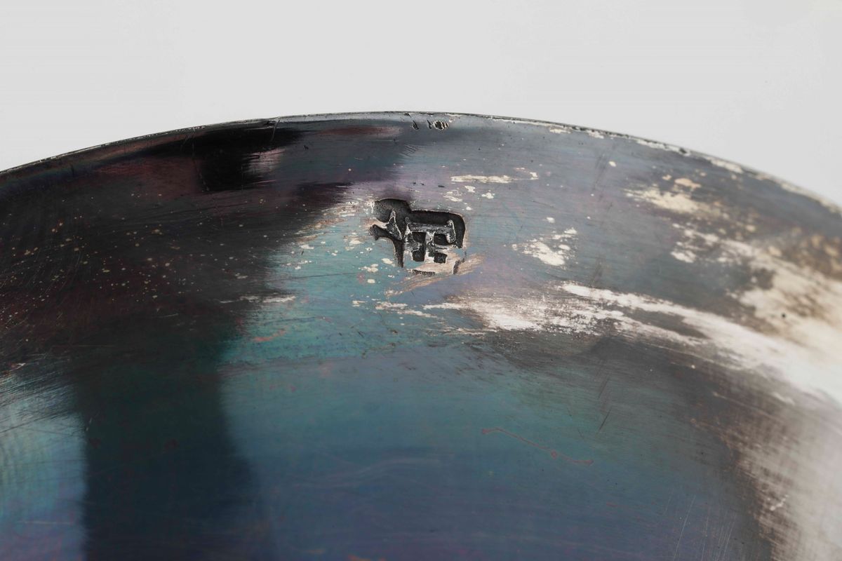 Calice in Argento Fuso, Sbalzato e Dorato. Genova, Bollo della Â€œtorrettaâ€ per Lâ€™anno 1753