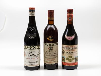 Marchesi di Barolo, Barolo Prunotto, Barolo Riserva Borgogno, Barolo Antichi Vigneti Propri Riser...