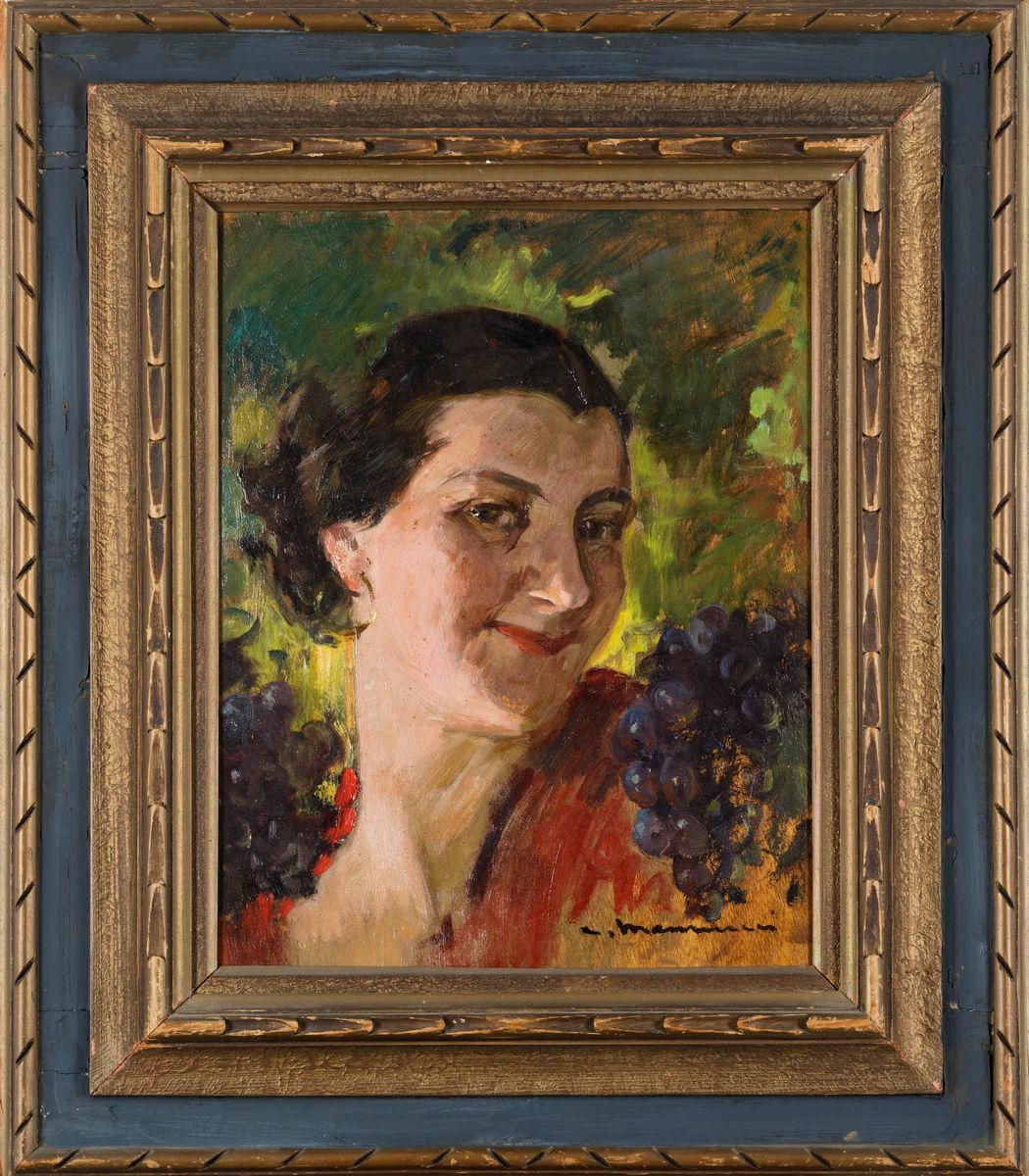 Cipriano Mannucci - Ritratto di Fanciulla