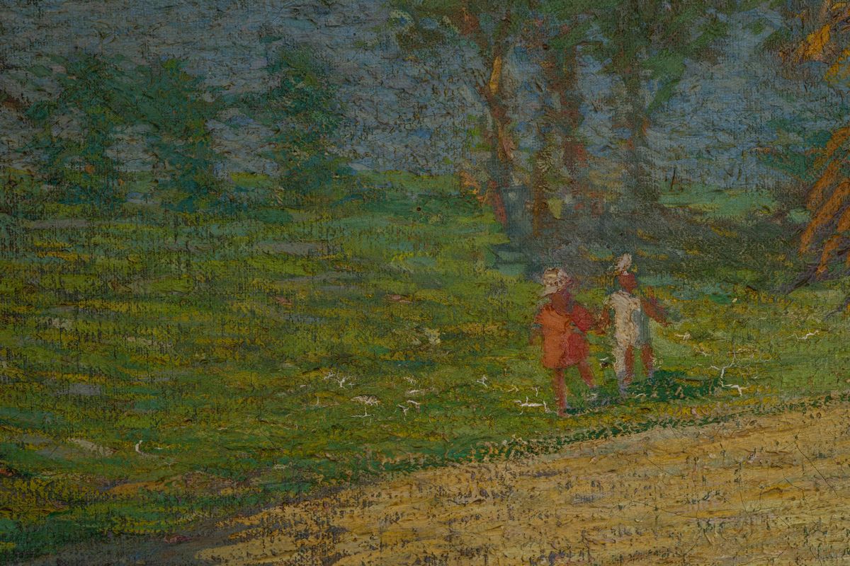 Noel Quintavalle Noelqui (1893-1977)paesaggio, 1921