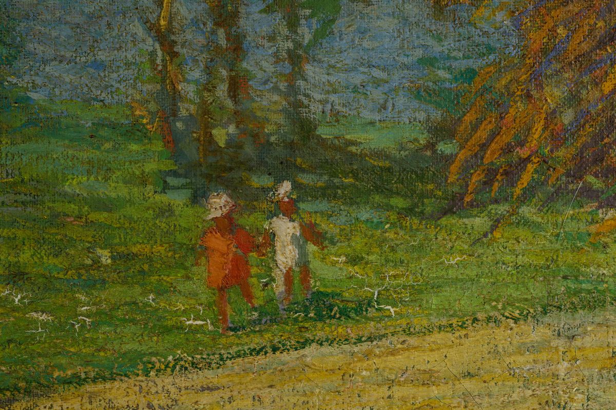 Noel Quintavalle Noelqui (1893-1977)paesaggio, 1921