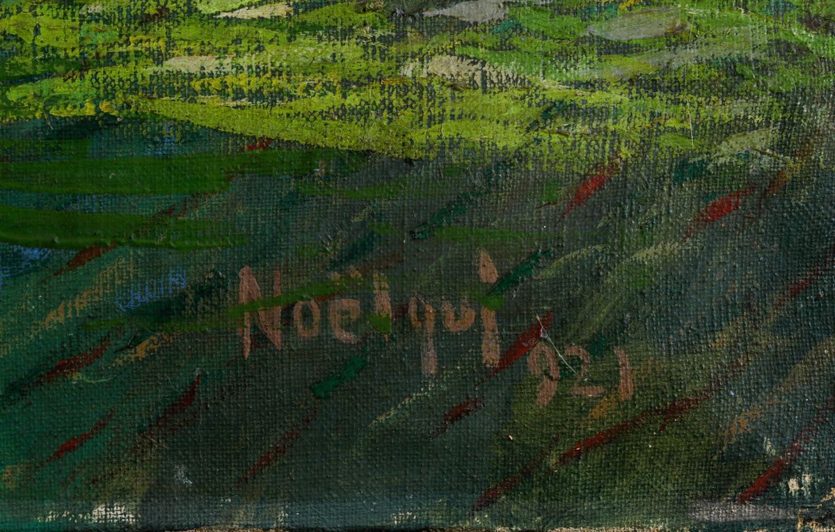 Noel Quintavalle Noelqui (1893-1977)paesaggio, 1921