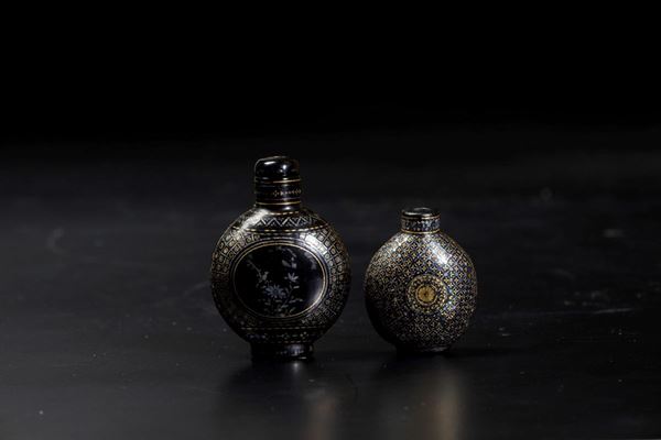 Two snuff bottles, China/Japan, 1800s
