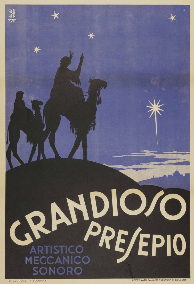 Gi.B GRANDIOSO PRESEPIO ARTISTICO, MECCANICO, SONORO  - Auction Vintage Posters - Cambi Casa d'Aste