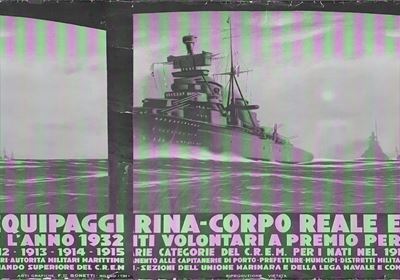 Paolo Klodic (trieste 1887-1961)regia Marina Corpo Reale Equipaggi - Arruolamenti Volontari