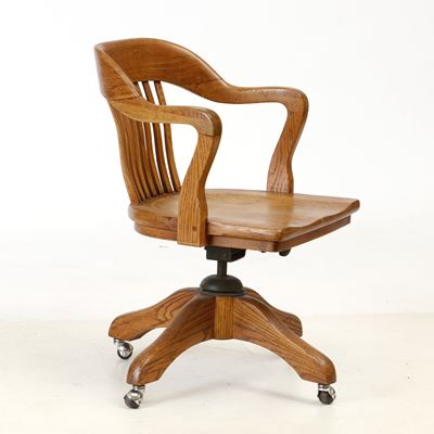 Sedia girevole da scrivania con ruote, dimensioni 59 x 48 x 82 cm
