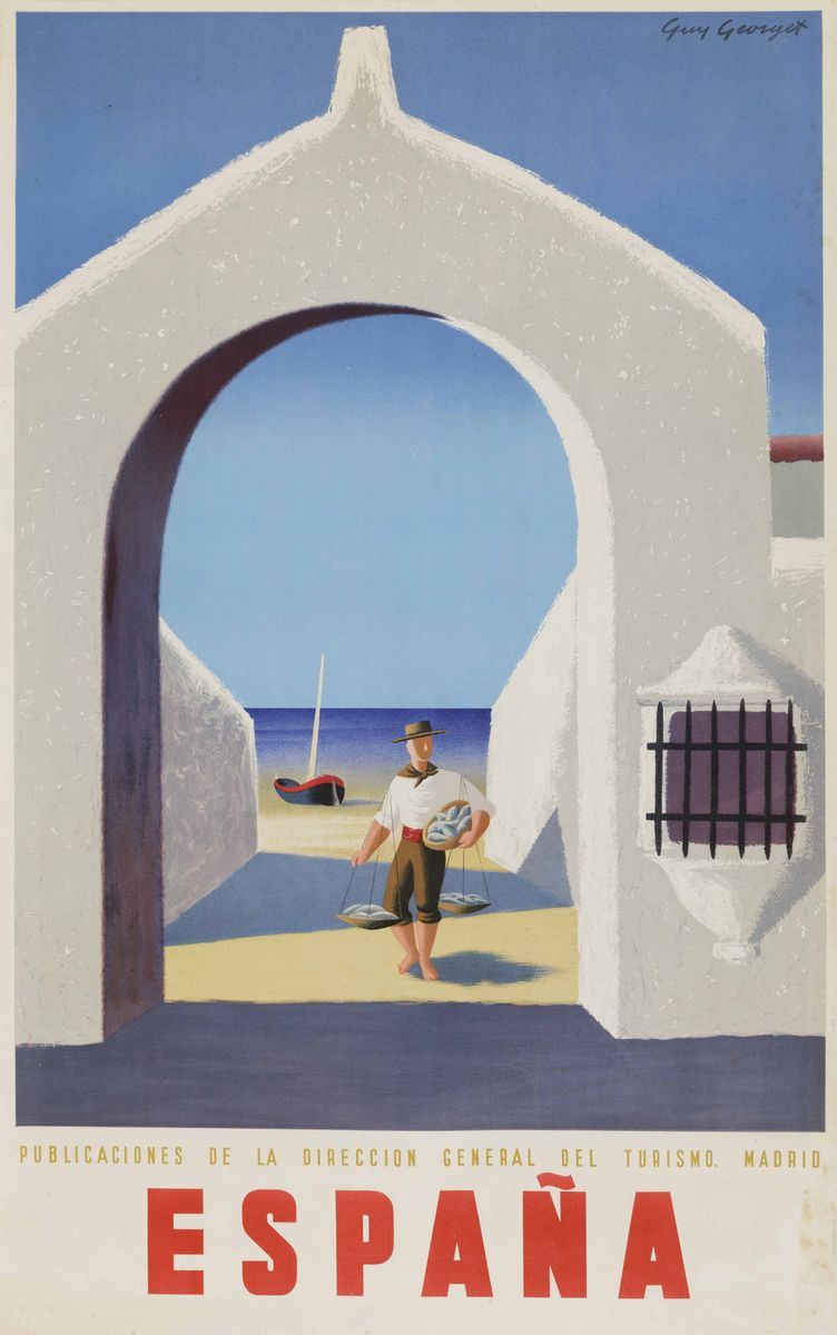 Georget Guy (1911-1992) ESPANA  - Auction Vintage Posters - Cambi Casa d'Aste