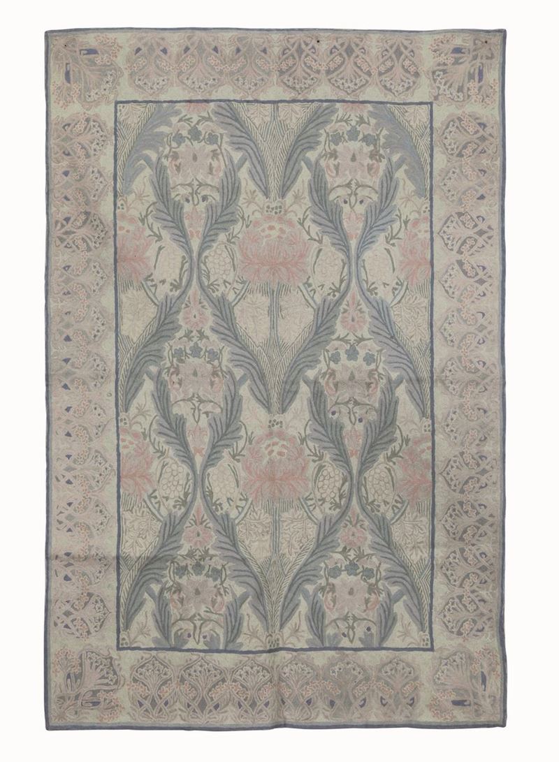 Tappeto a ricamo, Shyam Ahuja India XX secolo  - Auction Carpets - Timed Auction - Cambi Casa d'Aste