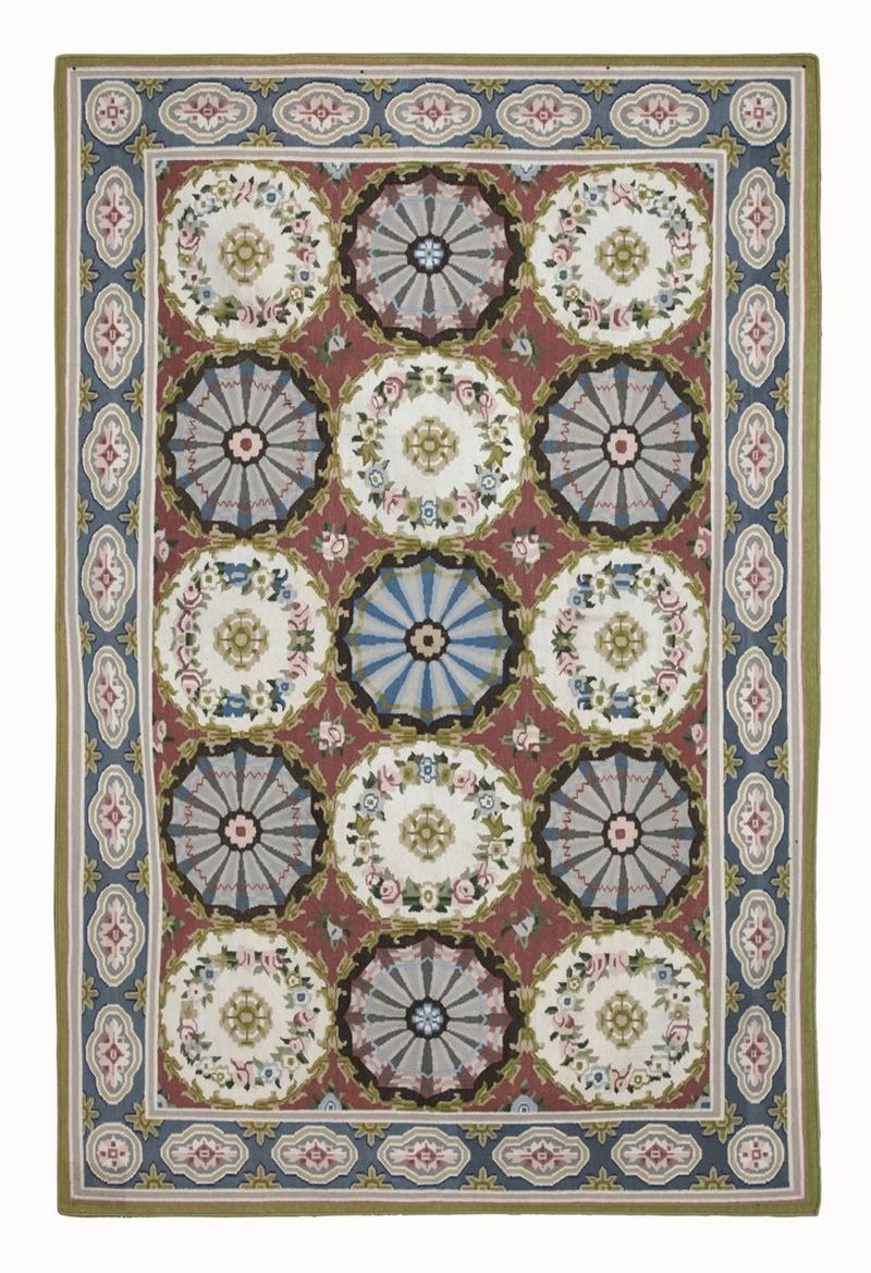 Dhurrie, Shyam Ahuja India XX secolo  - Auction Carpets - Timed Auction - Cambi Casa d'Aste
