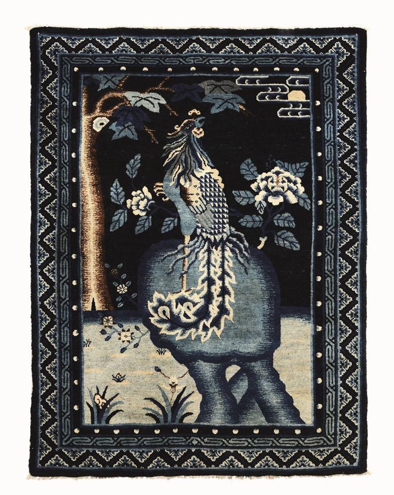 Tappeto Paotou, Cina inizio XX secolo  - Auction Fine Carpets and Rugs - Cambi Casa d'Aste